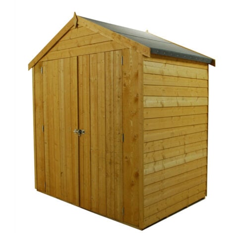 4 X 6 Overlap Shed With Double Doors Oved0406dol 1aa
