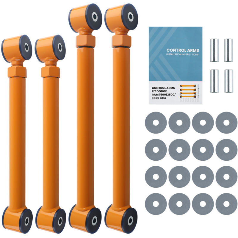 Image of Maxpeedingrods - 4 x Adjustable Control Arms 0-6' Lift for Dodge Ram 1994-2009 einstellbar vorne