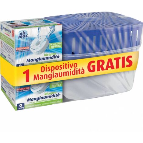 4 x AIRMAX ABSORBEHUMEDAD REC. TABLETAS 4 PZX450 G + KIT DE REGALO