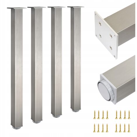 4 x Bein 60x60  H - 820 mm  Inox