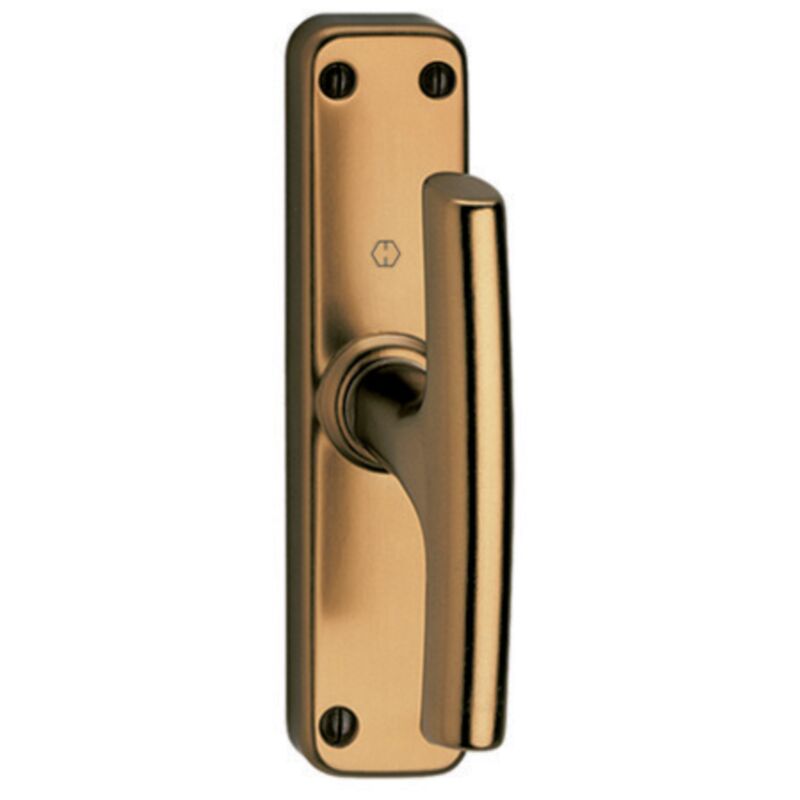 Capaldo - Poignée de fenêtre en alliage de bronze anodisé avec crémaillère Ghidini Pietro Bosco bl 4.0 et goupilles de haute qualité.