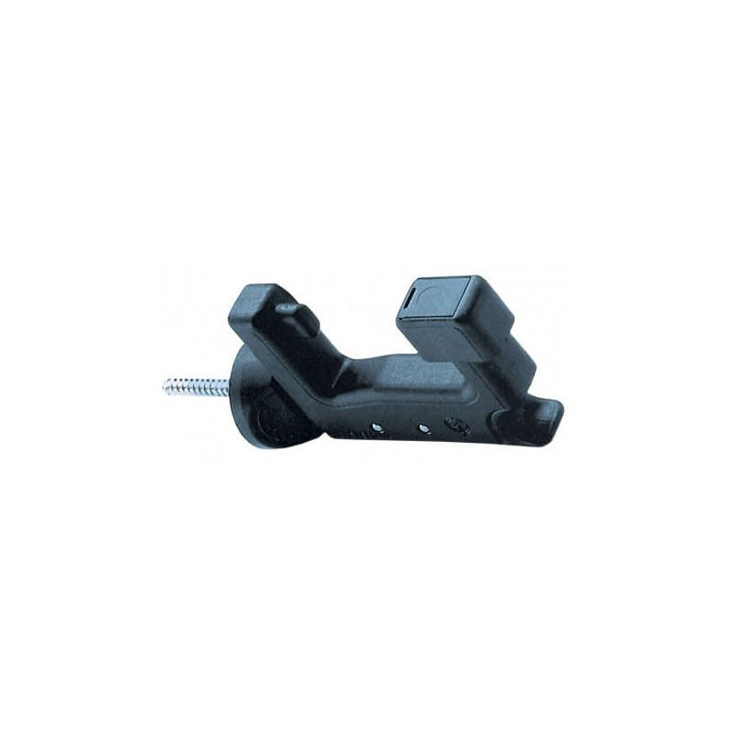 Supports de volets en plastique à anse noire (2 pièces)