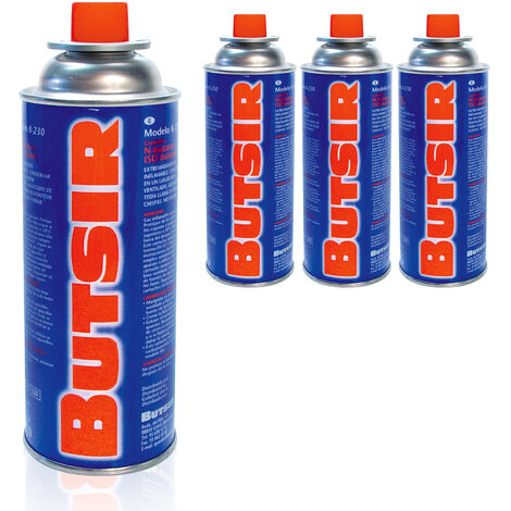 Cartouches de recharge de gaz Butsir 227 gr - Pack de cartouches de gaz