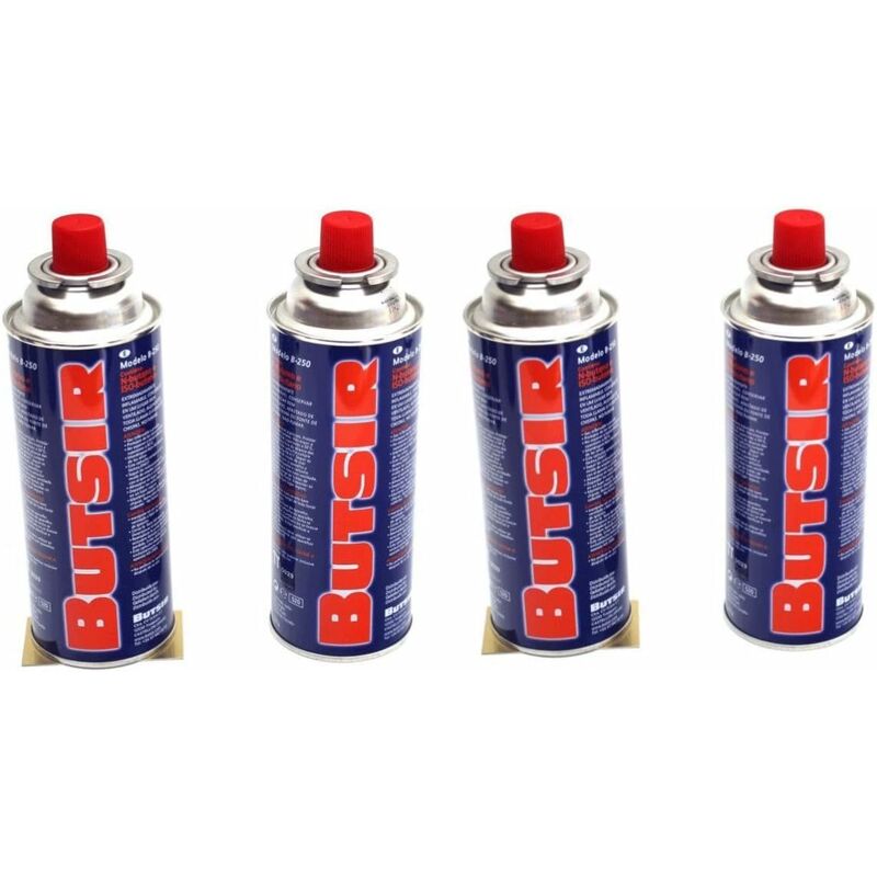 

4 x Cartucho BUTSIR Gas de 227Gr B-250