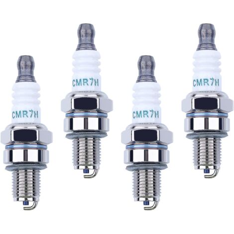 4 x CMR7H Spark Plugs for Shindaiwa 3699-91867 Red Max 369991867,506615101,54426090, for Husqvarna 581362301 for Stihl Redmax Blowers Brushcutters Trimmers Chainsaws
