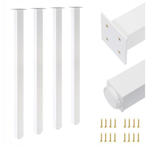 4 x Gamba 60x60  H - 1100 mm  Bianco