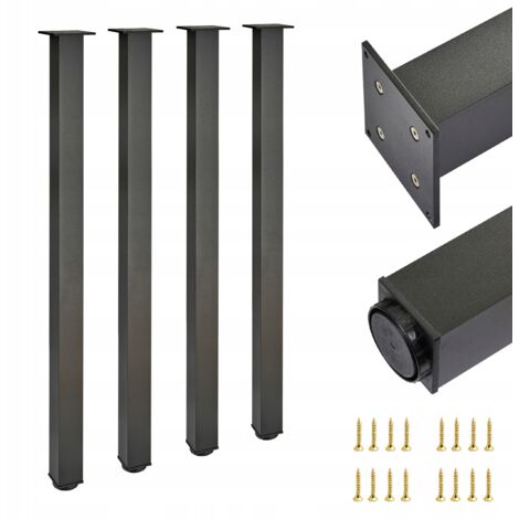 4 x Gamba 60x60  H - 1100 mm  Nero