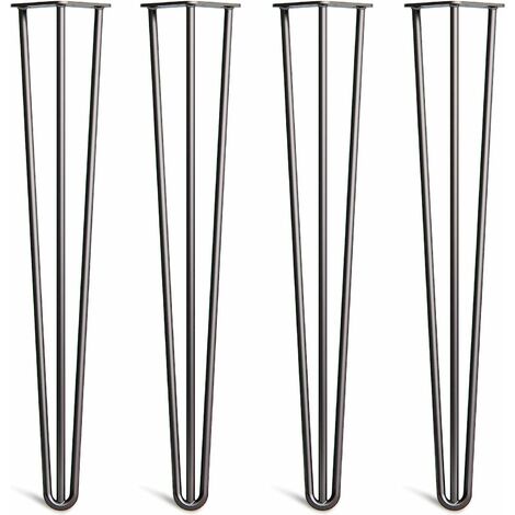Hairpin Table Legs, 4 inch / 10cm Heavy Duty Metal Furniture Legs