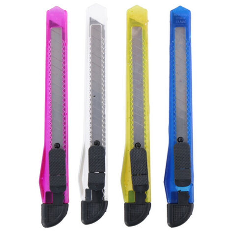 4 x Hobbymesser verschiedene Farben Cuttermesser