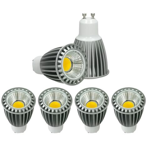 4 x LED COB GU10 Ampoule spot Lampe Spot peut être obscurci 9W blanc neutre