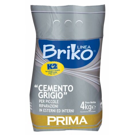 4 x LINEA BRIKO CEMENTO GRIGIO DA  4 KG