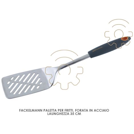 4 x PALETTA FRITTI ACCIAIO FACKELMANN SOFT TOUCH 25203