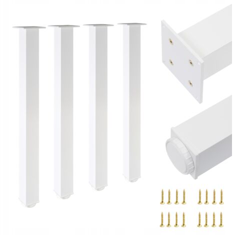 4 x Patas 60x60  Alto - 710 mm  Blanco