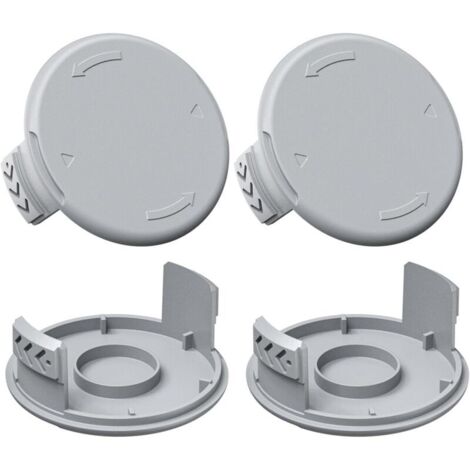 4 x Spool Cap Covers for Ryobi One+ 18V, 24V, 40V Lawn Mowers, Strimmer Spool Covers Compatible with Ryobi AC14RL3A