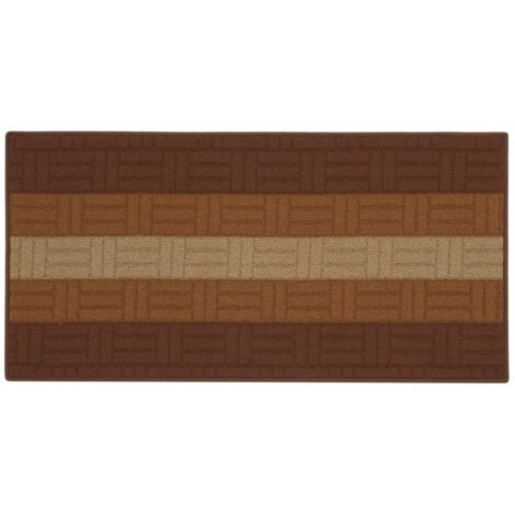 4 x TAPPETO CUCINA MIA MARRONE 50X 80 CM