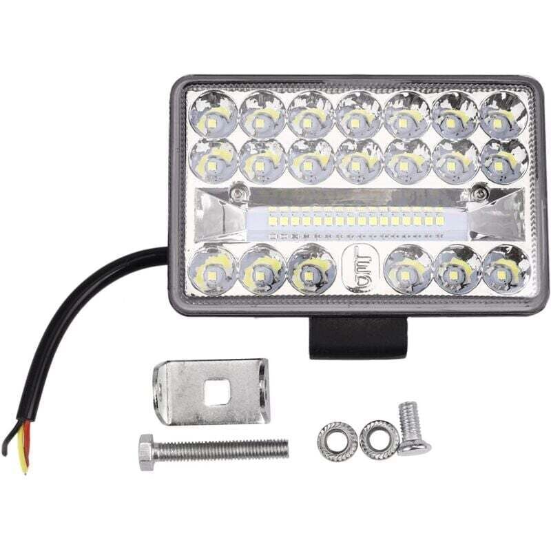 Image of 4 Zoll 108W 36 LED Quadratischer LED-Arbeitsscheinwerfer 12V 24V LKW ATV Geländefahrzeug