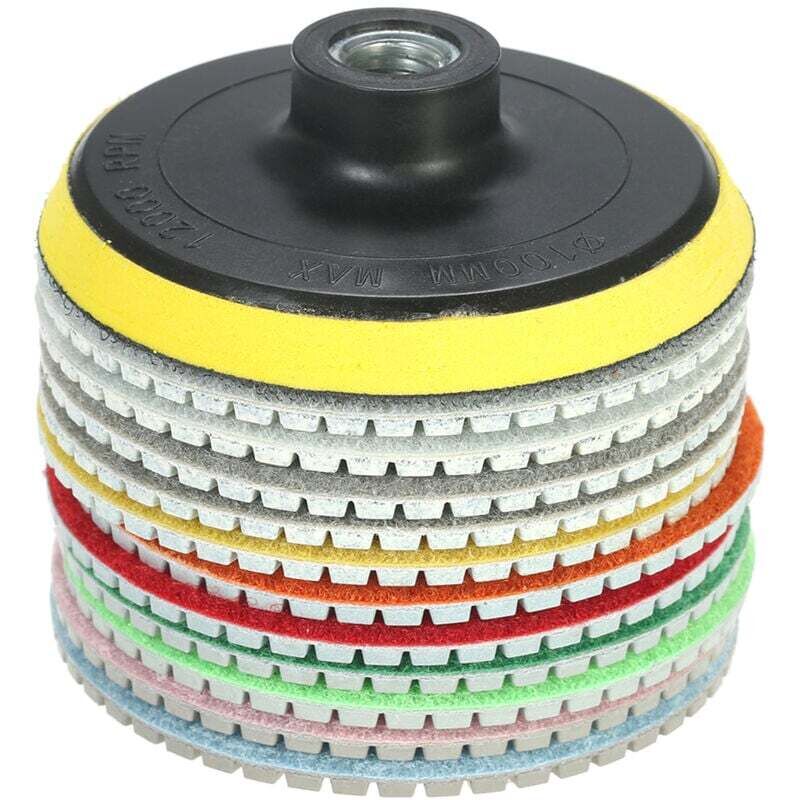 Image of Linghhang - 12 Stück 4 Zoll 100 mm Diamant-Wasserschleifscheibe Weiche Schleifscheibe