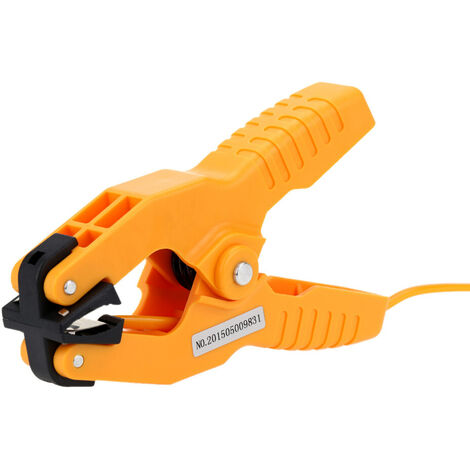 -40 200 °C capteur de pince de température de tuyau sonde de thermocouple de type K (jaune)