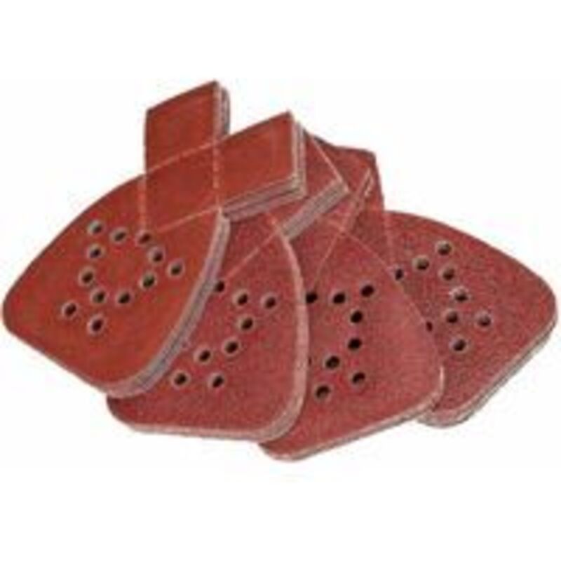 40 abrasive sheets for Black and Decker Detail Palm Sander mouse sander, all grades, 40 mixed grit pack (40, 60, 80, 120 grits), 12 holes