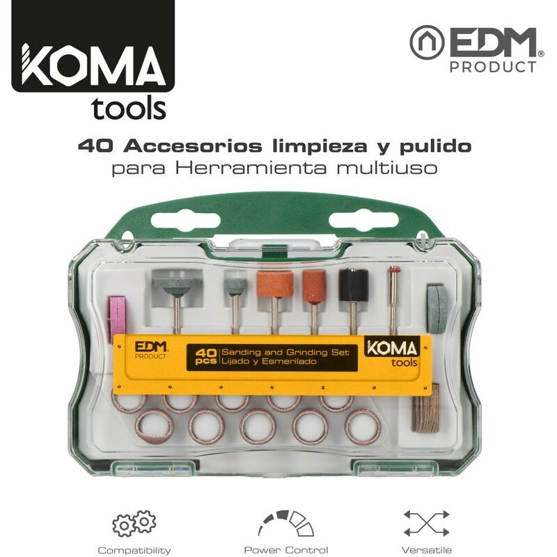 

Set 40 Accesorios Koma Tools Para 08709 Edm