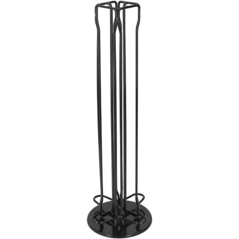 40 Capsule Coffee Pod Holder 360 Degree Rotating Carousel Storage Organizer Dispenser for Nespresso Capsule Black