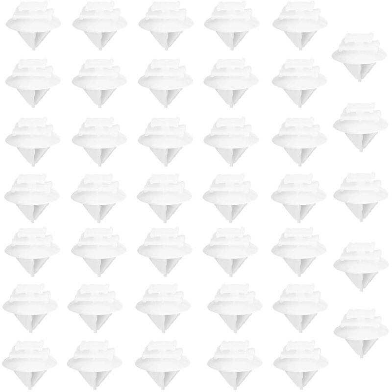 40 clips para molduras de puerta para Citroën C2 C3/Peugeot 106 (97 en adelante) 206 207 1007 306 (97 en adelante) 307 806 Partner/Jeep Renegade/Fiat