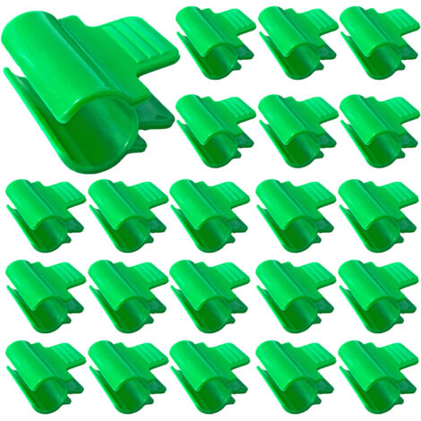 40 clips pour serre, clips pour toile d'ombrage de jardin, support pour l'extension saisonnière des plantes, accessoires pour filets et toiles d'ombrage.