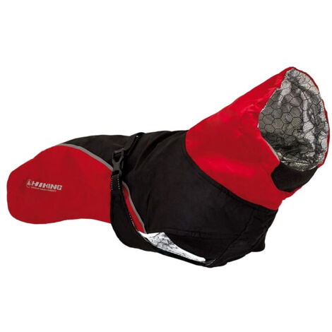 40 cm: Giacca impermeabile Hiking Nanga Rosso con dettagli riflettenti protegge fino a -10C°