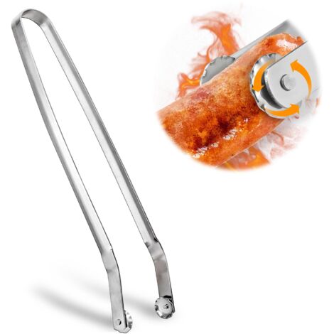 40 cm - Utensile professionale per grigliare, cucinare e buffet all'aperto - Ideale per salsicce, carne, insalata e frutta