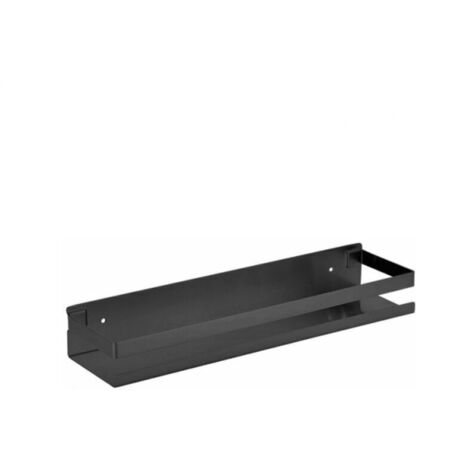40 cm Wandregal, modernes Badezimmer-Duschregal, SUS304 Edelstahl, Schwarz