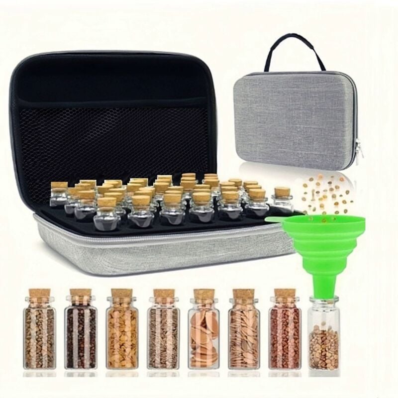 40 emplacements pour graines de céréales, collection de jardin de céréales, stockage de céréales