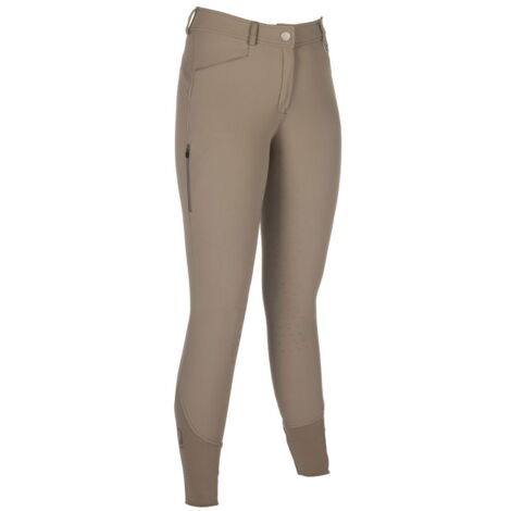 40 IT, grigio talpa: Pantaloni equitazione donna modello Livigno full grip