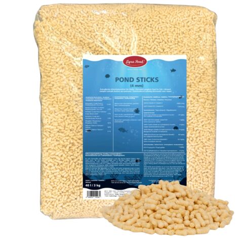 40 Liter (3 kg) Lyra Pond® Pond Sticks Fischfutter Teichfutter