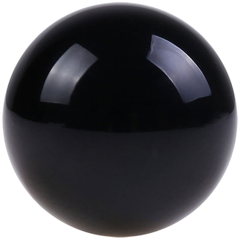 

40 mm Bola de cristal de obsidiana negra natural Piedra curativa Adorno de oficina en casa Regalo de vacaciones