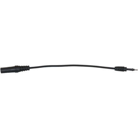 4,0 mm Eingangsbuchse auf 1,5 mm Prüfadapterstecker rund (schwarz)