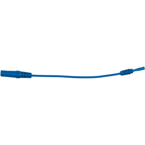 4,0 mm Eingangsbuchse auf 2,5 mm Prüfadapterbuchse flach (blau)