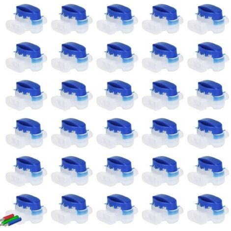 40 PCS Connecteurs Cable Robot Tondeuse Remplis de Gel Résine Original, Connecteurs Étanche 314 Pour Connecteurs Robot Tondeuse Automower- Étanches, Sûrs