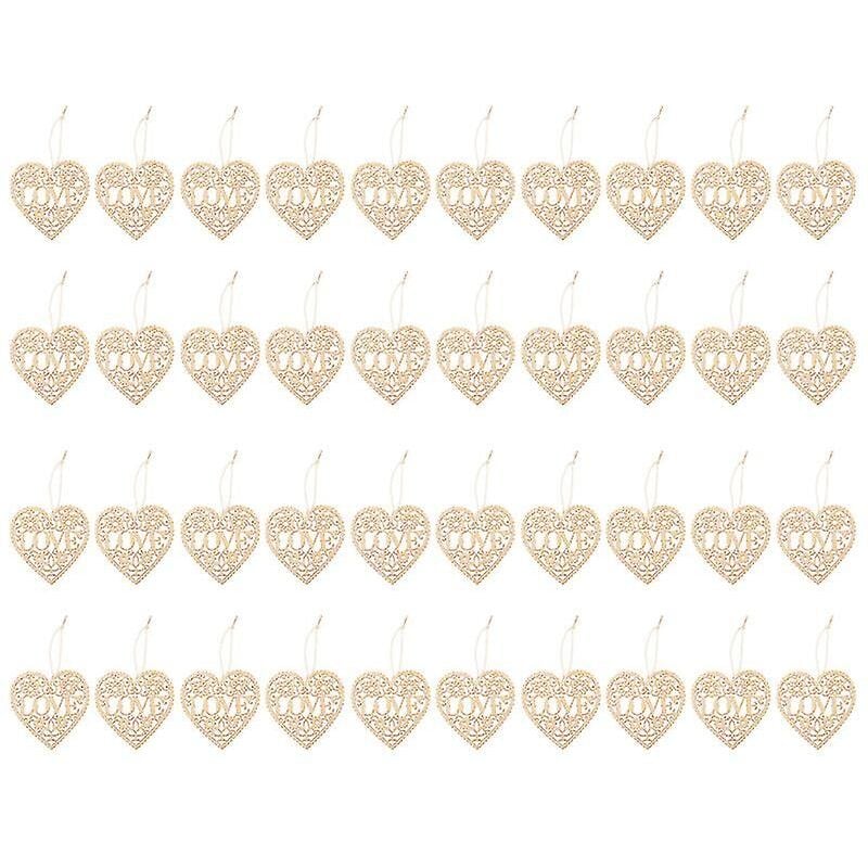 40 pendentifs creux de mariage