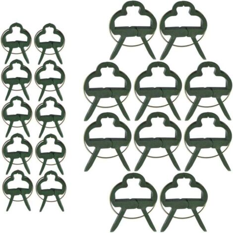 40 pezzi di clip per piante rampicanti, clip per pomodori, clip per piante, clip per pomodori (2 misure)