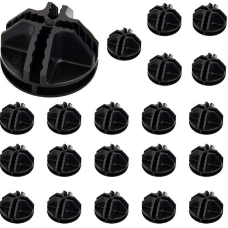40 pezzi di cubo di filo ABS connettore cubo di plastica bianco connettore cubo di stoccaggio connettore armadio di stoccaggio connettore armadio di stoccaggio cubo di filo modulare griglia cubo per a