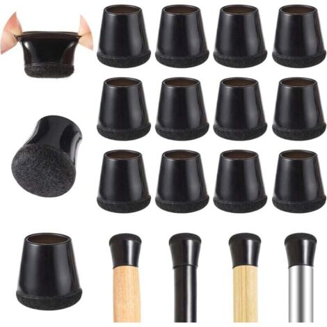 40 pezzi di tappi per gambe di sedie, protezioni per gambe di sedie da 14-20 mm, protezioni elastiche per gambe di sedie, tappi in feltro per gambe di tavoli, prevengono graffi sul pavimento (piccoli,