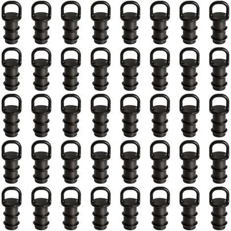40 Pièces 16mm Raccords D'irrigation Goutte à Goutte, Bouchons D'extrémité D'irrigation Goutte à Goutte, Adaptateur Bouchons D'Irrigation Goutte, pour Système D'irrigation
