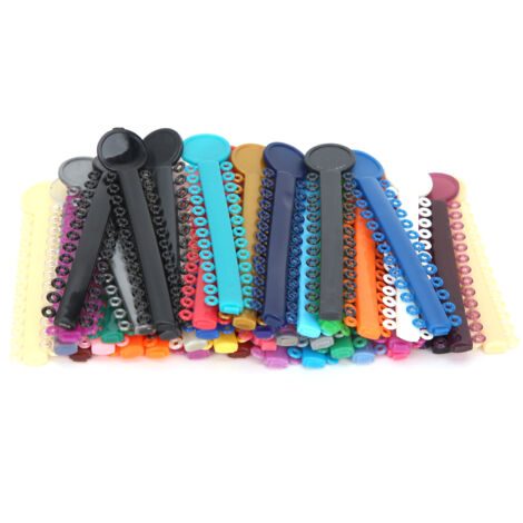 40 pièces attaches orthodontiques ligatures dentaires pour appareils dentaires et brackets