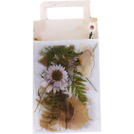 40 Pieces Botanical Sticker PET Multifunctional Foliage Floral Aesthetic Sticker for Handbook Type 2