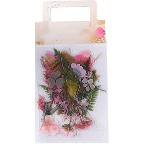 40 Pieces Botanical Sticker PET Multifunctional Foliage Floral Aesthetic Sticker for Handbook Type 3