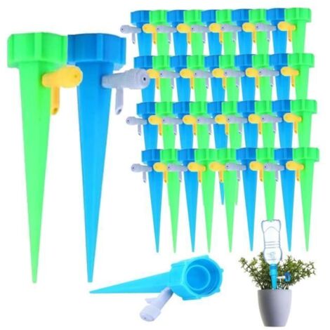 40 pièces bouteilles goutte à goutte, arrosage automatique réglable pour plantes, système d'irrigation goutte à goutte.