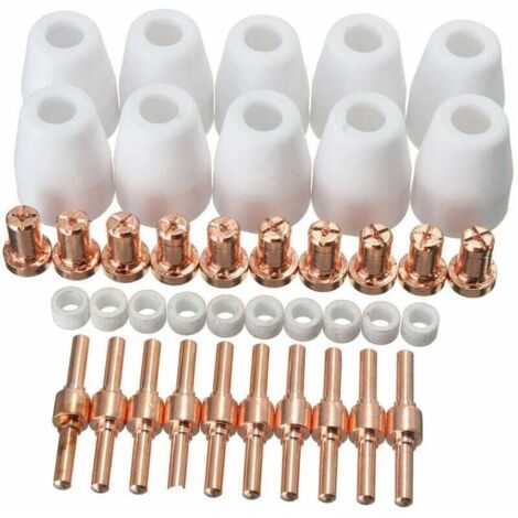 40 Pièces Consommables de Coupeur de Plasma pour Torche PT 31 LG 40 CUT 40 50