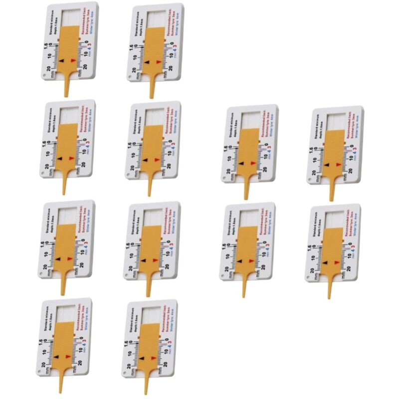 40 Pièces Jauge De Profondeur Outils De Mesure De La Profondeur De La Bande De Roulement Jauge De Bande De Roulement Numérique Jauge De Pneu Compteur