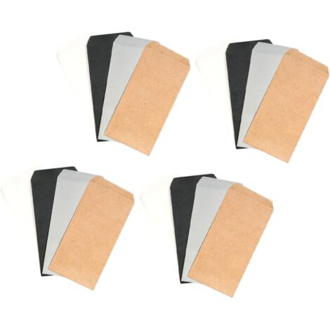 40 pièces Lot de Enveloppes Papier Kraft Sacs de Rangement Rétro pour