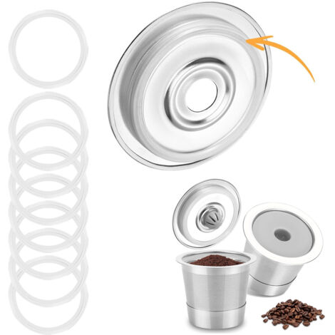 40 pièces par lot d'anneaux en siliconeJoint d'étanchéité en silicone pour dosette à café K-Cup, matériau de joint torique résistant aux hautes températures